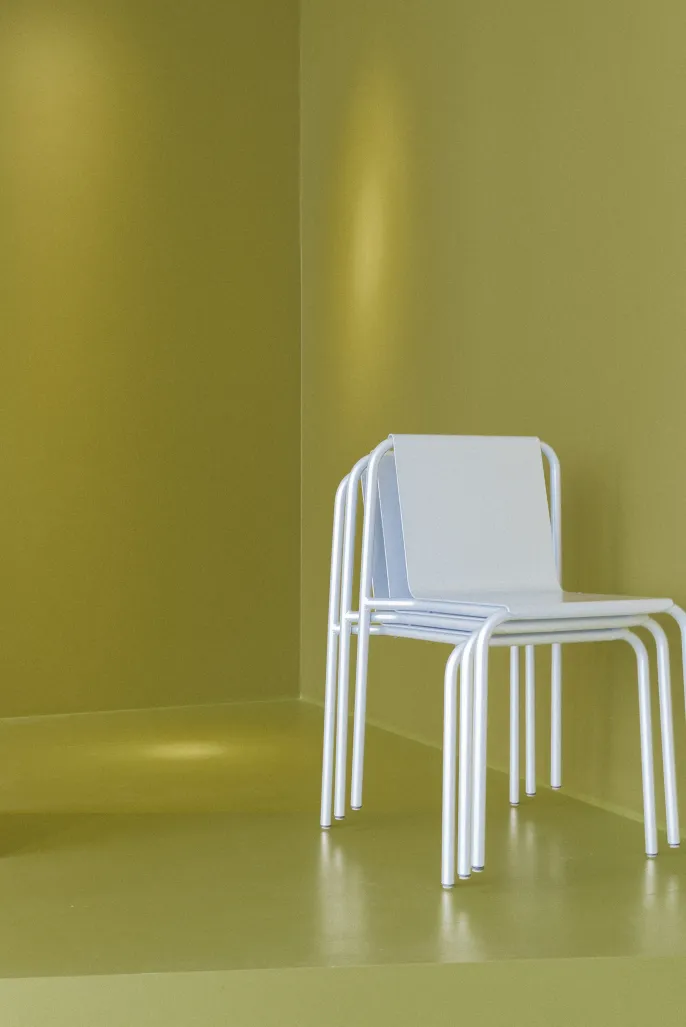 Klemens Schillinger Stool Design - Shot at Plot Projects Fahrgasse 17 Frankfurt